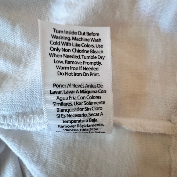 NWT White Cotton Sleeveless Men’s Shirt Size L - Picture 4 of 7